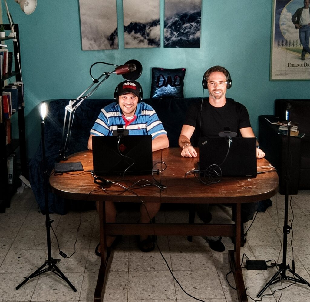 Ben & Yoel in their podcast studio